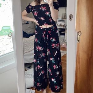 Two Piece Top and Pants Set